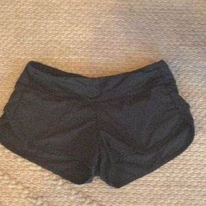 Lululemon black speed shorts
